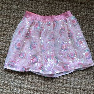 Cat & Jack sequins rainbow skirt